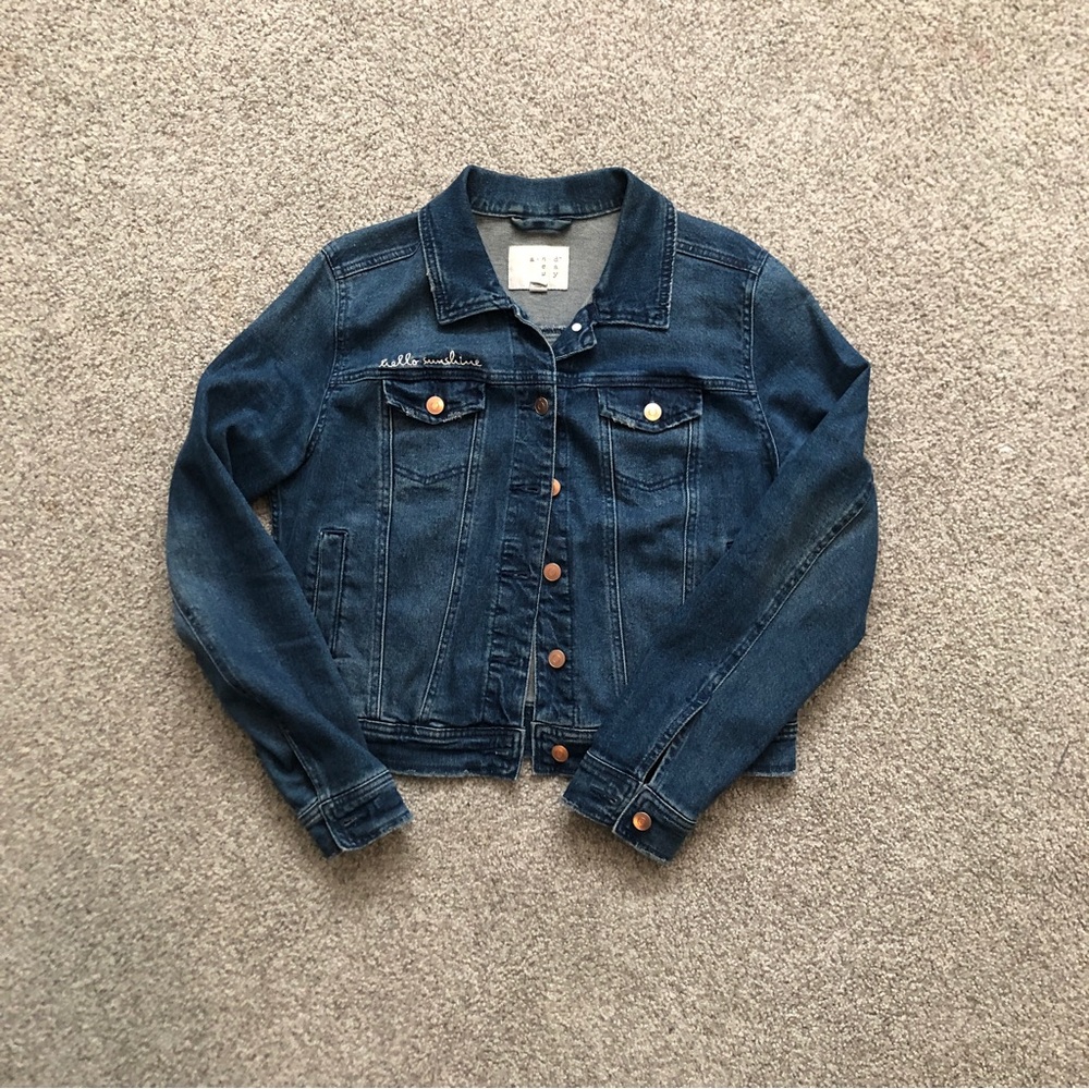 A new day jean jacket medium